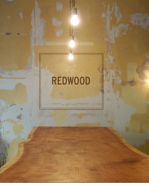 Image shows the redood bar in the redwood bar.